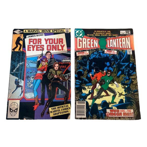 Vintage Comic Book Lot of 6 - James Bond, Green Lantern, Fightin Marines - Picture 2 of 4